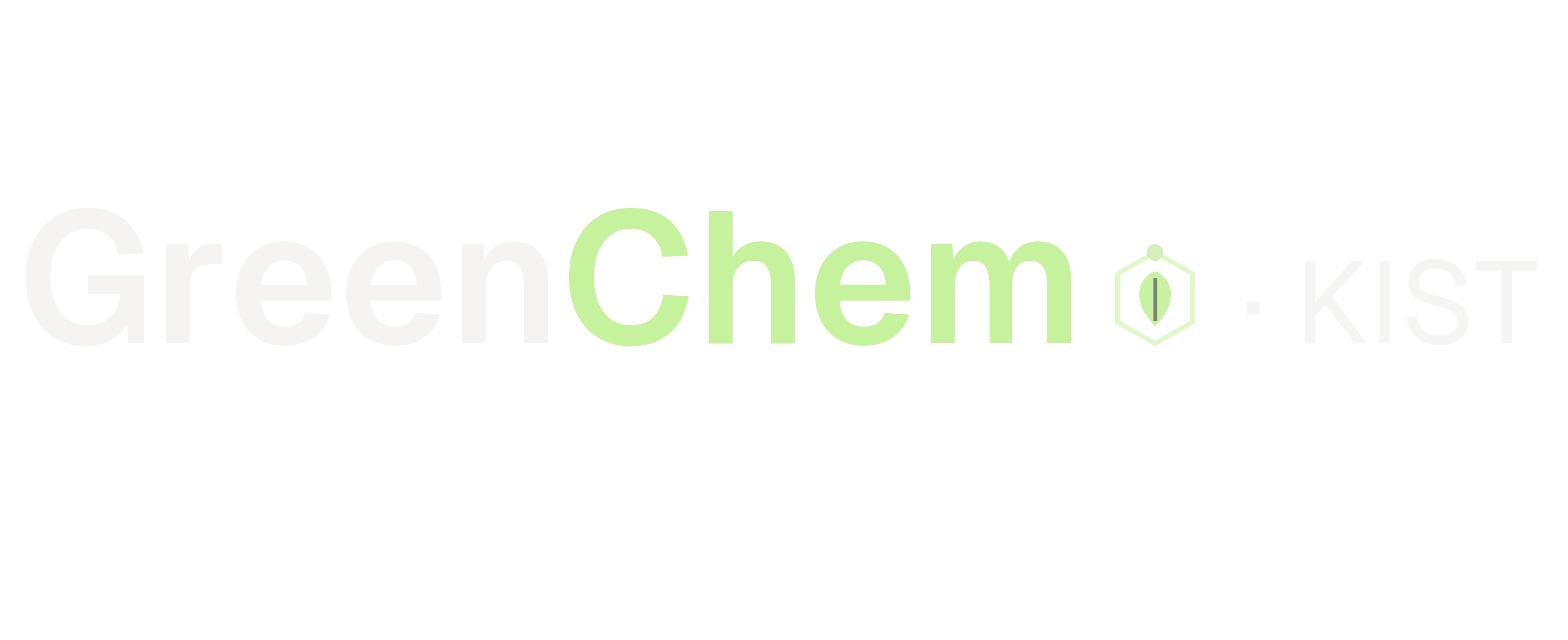 GreenChem KIST logo, for light backgrounds