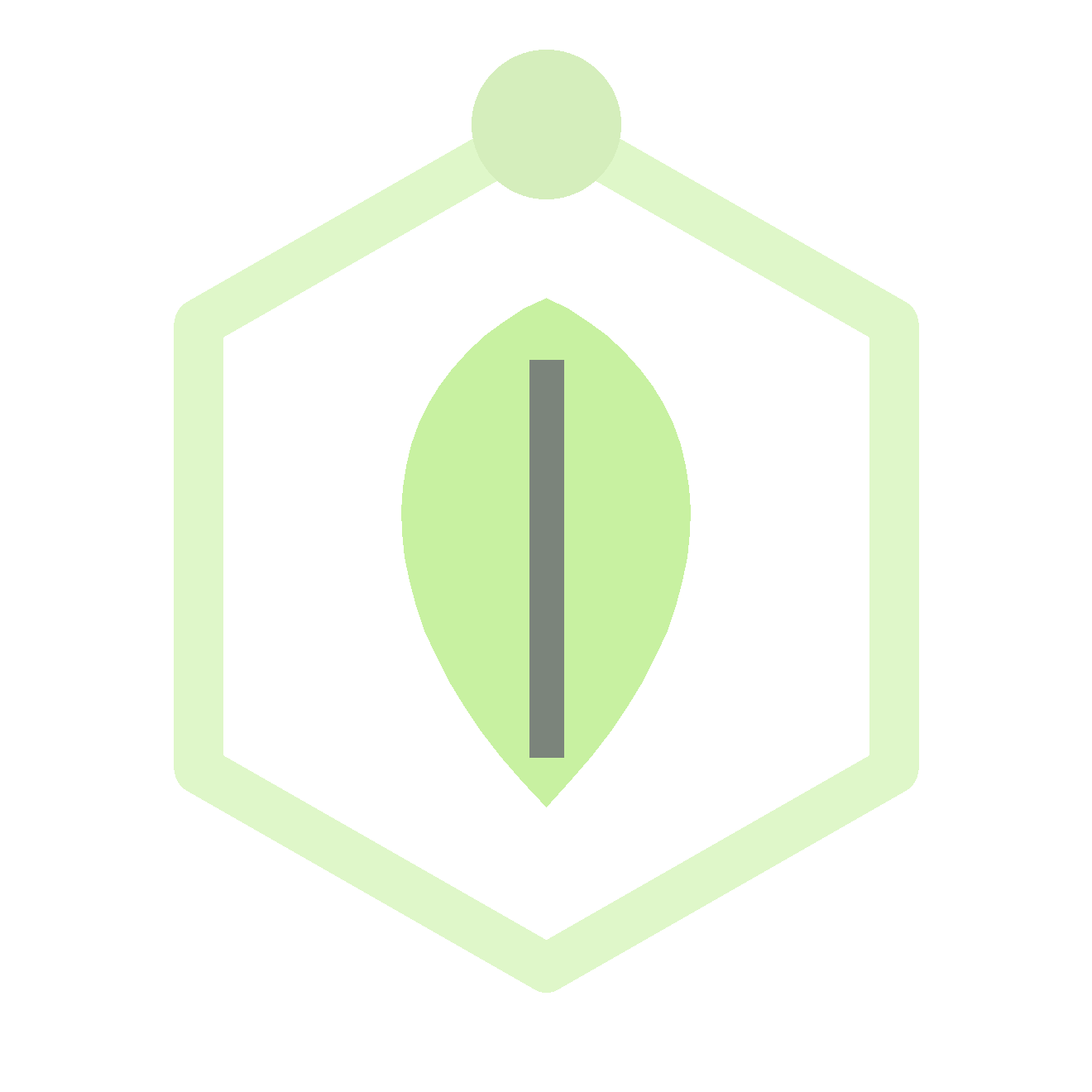 GreenChem icon, color, for light backgrounds