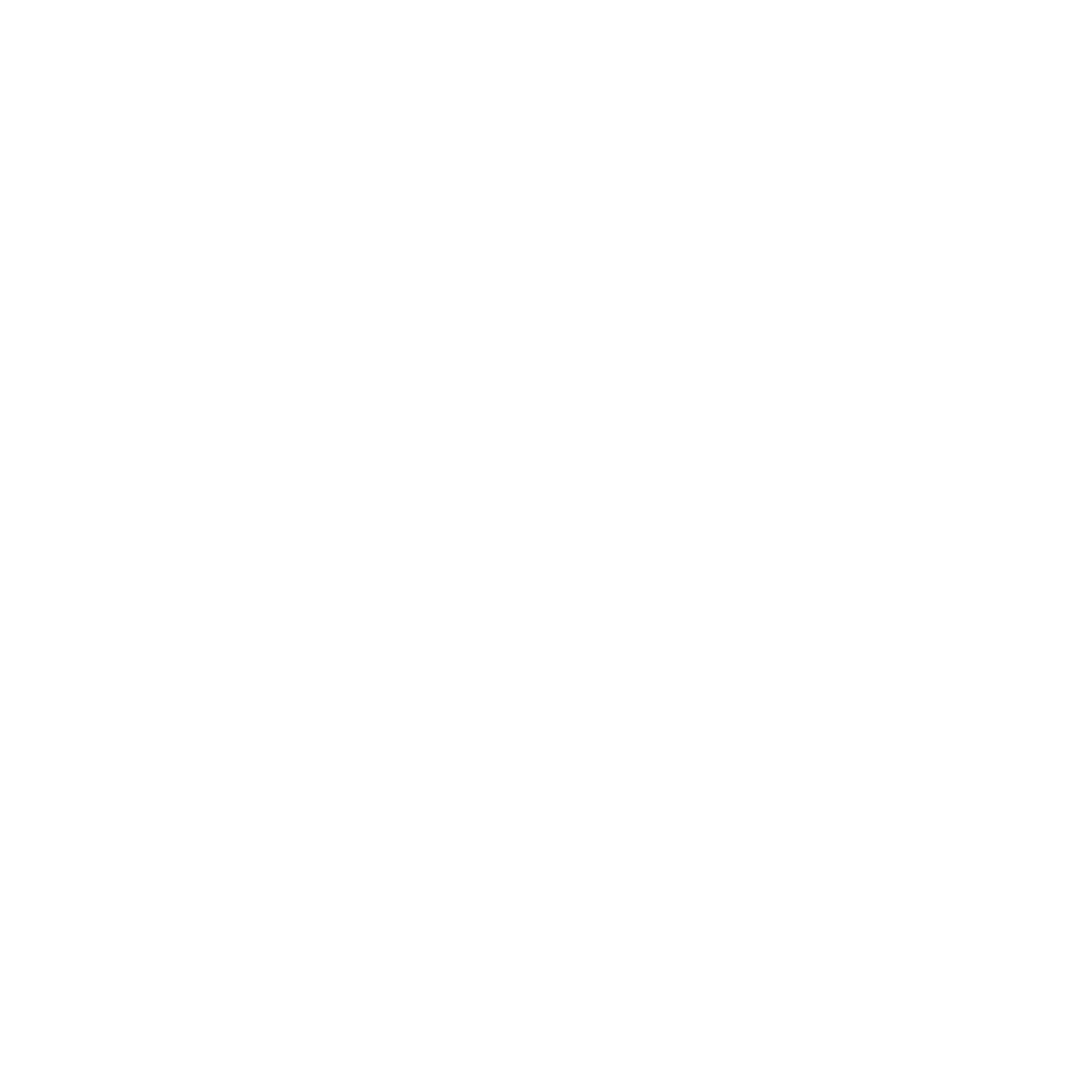 GreenChem icon, solid white